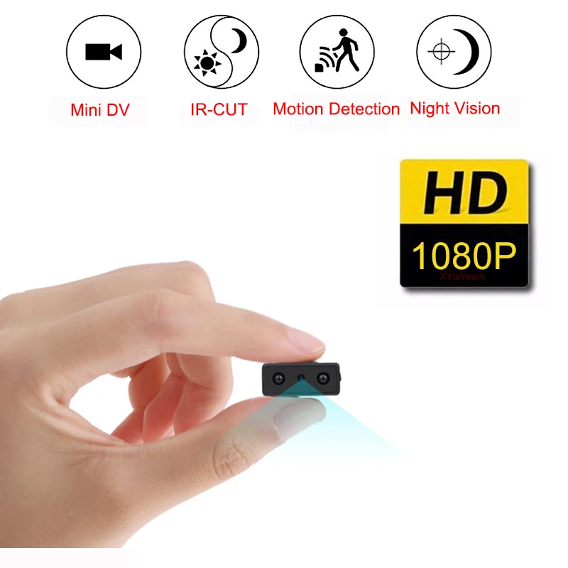 Mini Tajné Fotoaparátu, Full HD 1080P Home Security Videokamera Nočné Videnie Micro kameru Detekcia Pohybu, Video voice recorder-Hlasový Záznamník