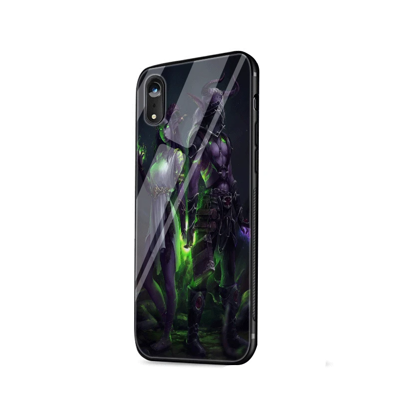 Mobilný Telefón Prípade Sklo Pre iPhone 11 Pro Max Xr X Xs Max iPhone 7 8 6 6 Plus Kryt World Of Warcraft