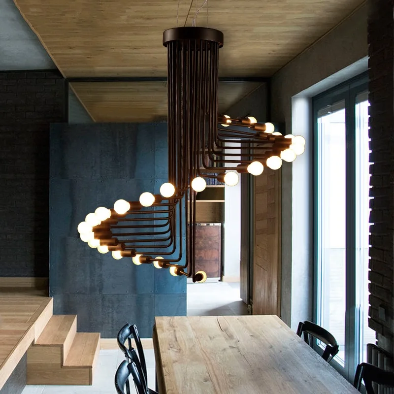 Moderné LED Nordic lampy obývacia izba Svietidlá bar luster reštaurácia závesné osvetlenie kaviareň novinka jedálenský lustre