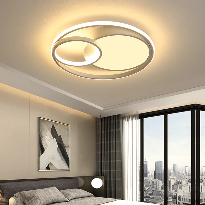 Moderné Lustre, LED Lampy, Obývacia Izba, Spálňa študovňa Biela čierna šedá farba povrchu namontované svetlá na Čítanie Deco AC85-265V