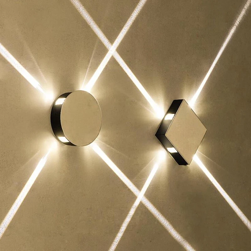 Moderné tvorivé uličkou kruhové námestie nástenné svietidlo spálňa posteli chodby, schodisko hotel projektu LED vnútorné svetlo