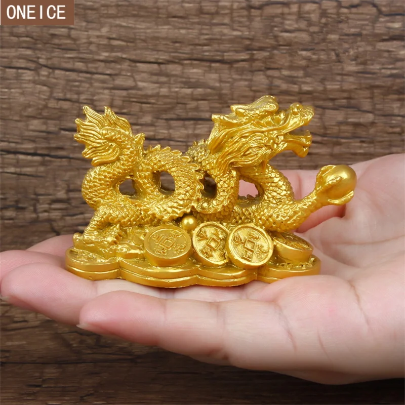 Moderné Umenie Draka, Súsošie, Socha Živice Zvierat Domáce Dekorácie Príslušenstvo Čína Mini Dragon Socha Remeslá