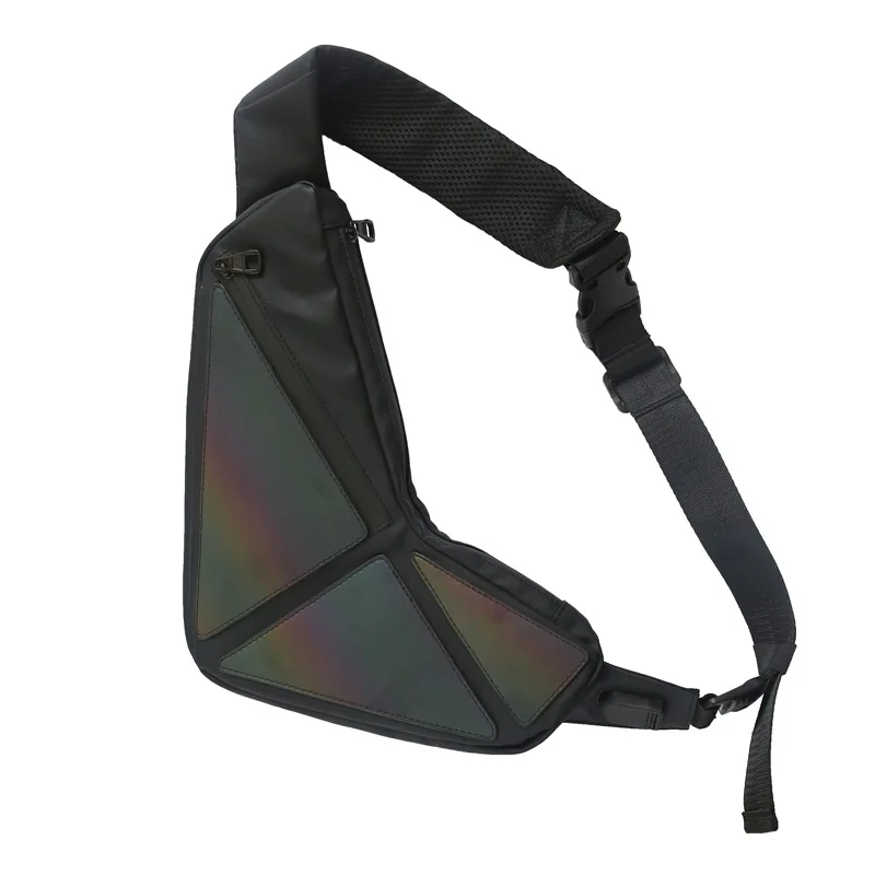 Moderný Vodotesný Pás Taška Pre Ženy 2020 Módne Reflexné program Messenger Tašky Luxusné Dizajnér USB Crossbody Taška Pár Hrudníka Taška