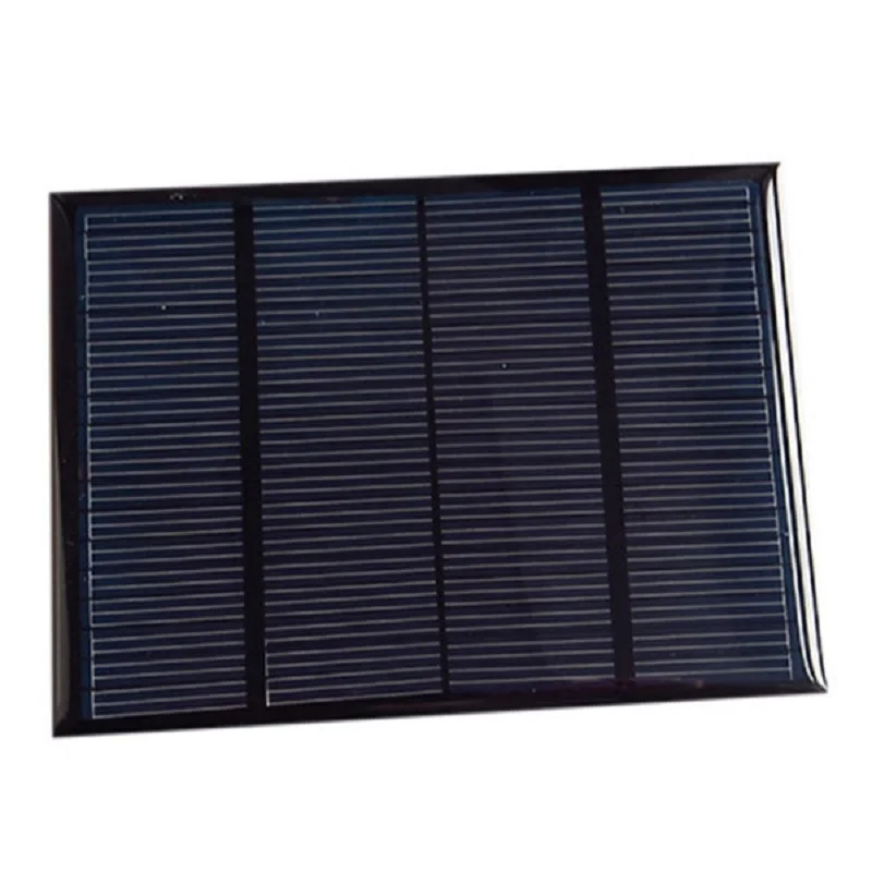Monokryštalické Solárny Panel Modul Pre Batériu mobilného Telefónu Nabíjačku DIY Model 115X85mm 12V 1.5 W black