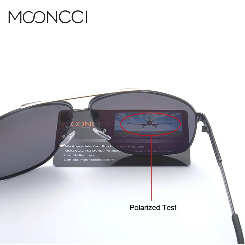 MOONCCI Značky Dizajnér Nadrozmerné Okuliare Mužov Polarizované Pilot Pilot, Slnečné Okuliare Male Retro Povlak Zrkadlo Letecké Okuliare