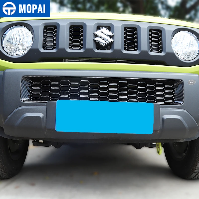 MOPAI Styling Líšt Auto Predný Nárazník Mriežka Grily Dekorácie Kryt Nálepky na Suzuki Jimny 2019-2020 Vonkajšie Príslušenstvo