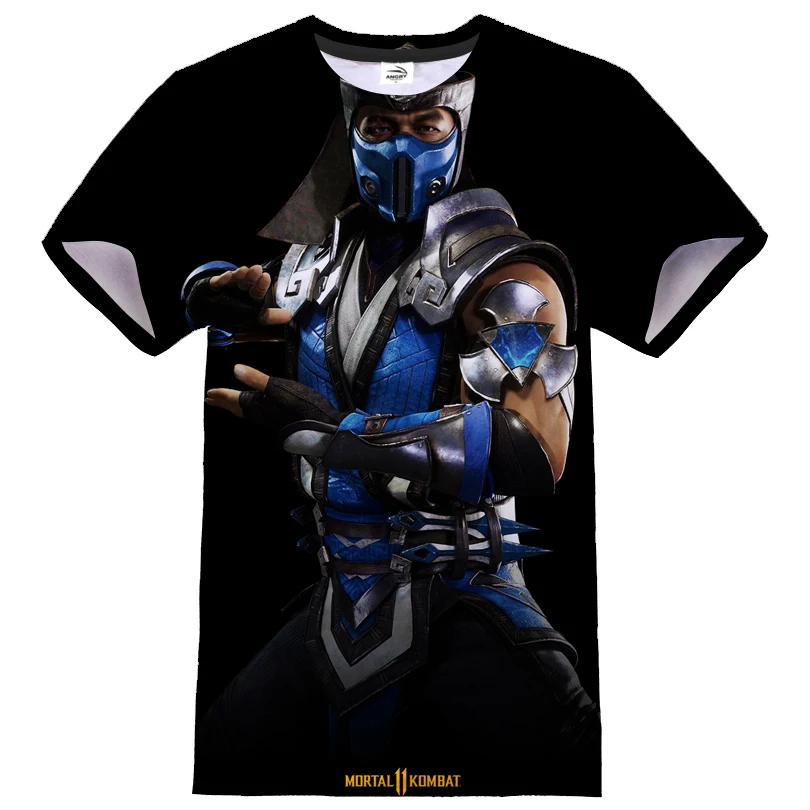 Mortal Kombat 3D Tlač T-shirt Módne Bojová Hra Streetwear Muži Ženy Šport Bežné Tričko Hip Hop T Shirt Tees Oblečenie, Topy