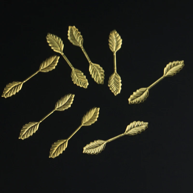 Mosadz 34.5*6.8*1mm minimalistický non-porézne leaf vlásenky šperky, doplnky, HOBBY ručné materiálov