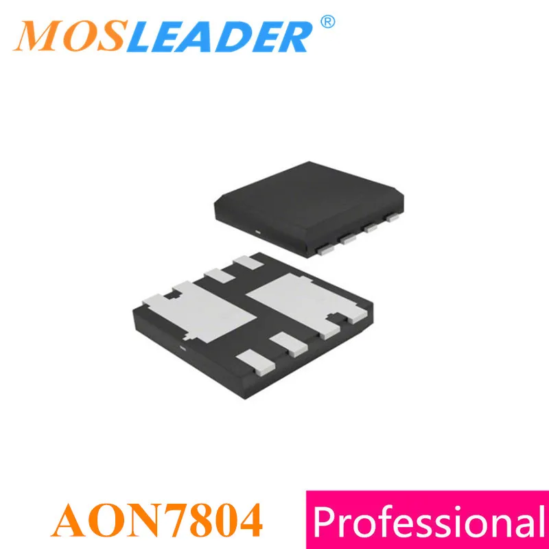 Mosleader AON7804 DFN3X3 100KS 500PCS 1000PCS Dual N-Kanál 30V 22A Čínska Originál Vysokej kvality