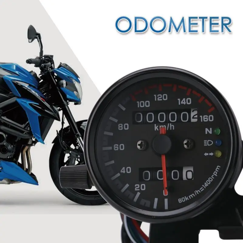 Motocykel LED Podsvietenie Tachometer Rýchlomer počítadlo kilometrov Moto Cafe Racer Nástroj Tachometra Motocyklové Príslušenstvo Skúter