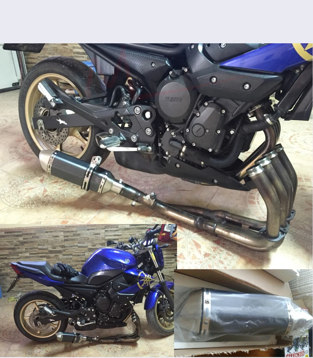 Motoo - Univerzálne Motocyklové dirt bike výfukových uniknúť Upravené Skúter Výfukových Utlmiť vhodné na väčšinu motocyklov ATV