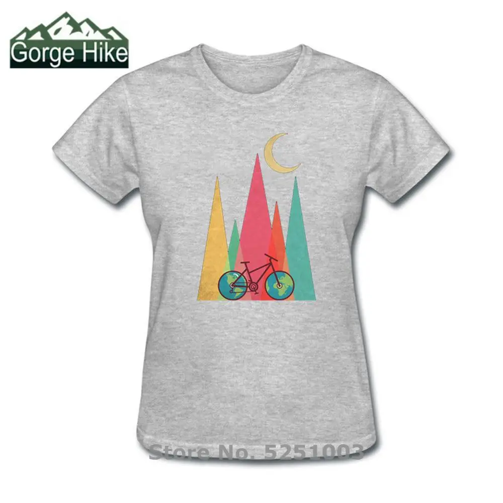 MTB Zachrániť svet žena T-shirt ušetriť zábavné požičovňa košele ženy horách Bicykli športové oblečenie prírody mesiac topy tee tričko