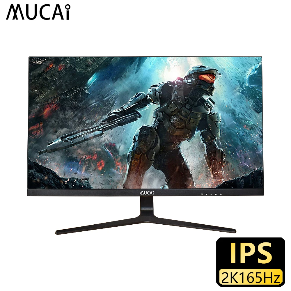 MUCAI 27 palec 2K monitor 165Hz stolné PC, lcd displej herné Plochý panel Obrazovky počítača, LED 2560*1440 HDMI/DP