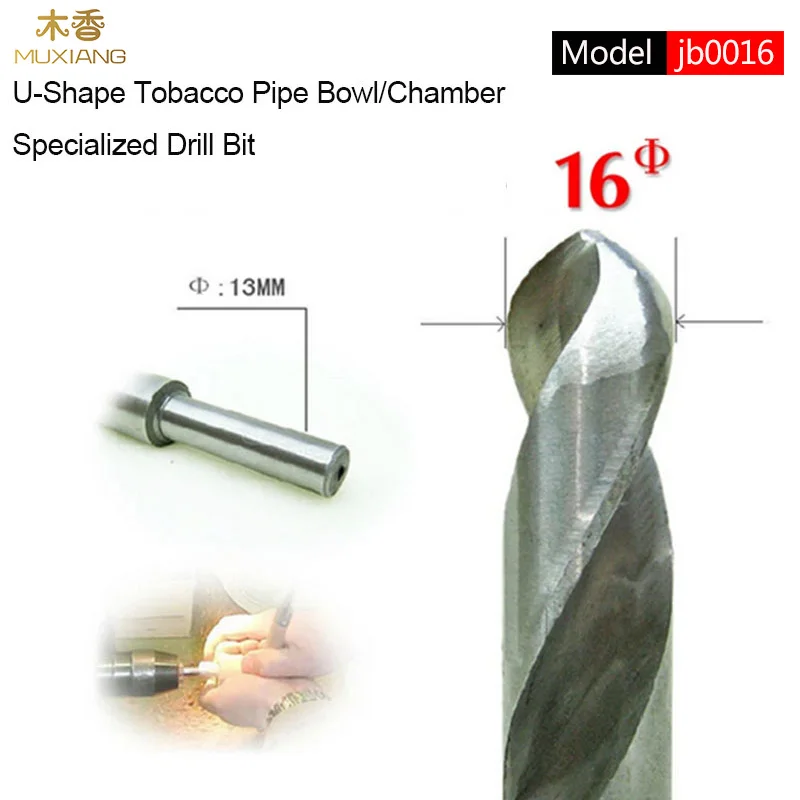 MUXIANG fajkárstva vrtáka, pre tvar U 15 mm - priemer 23m Fajčiar Komory k Dispozícii pre Sústruh a Bench Vŕtať jb0015-37