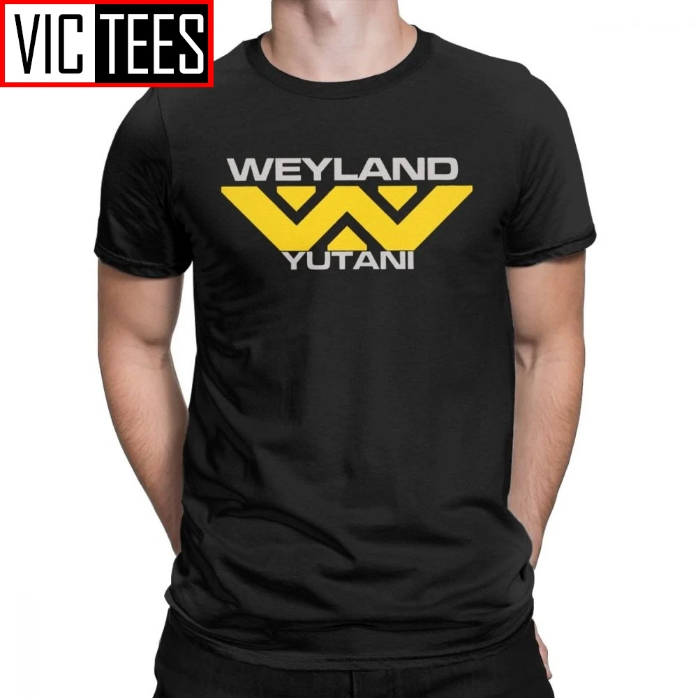 Muži T-Shirts Cudzincov Nostromo Budovanie Lepších Svetov Vintage Bavlnené Tričká Krátky Rukáv Weyland Yutani Spoločnosti Corp T Košele