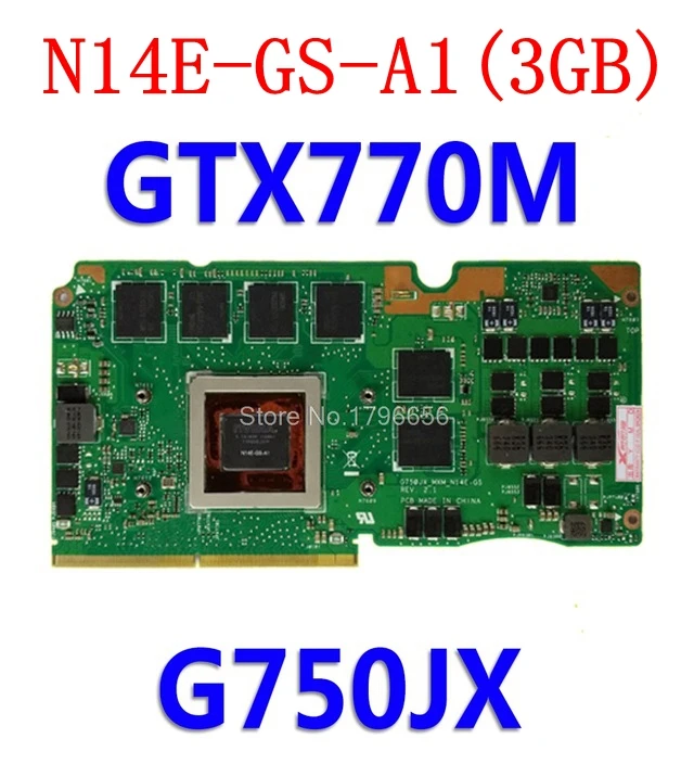MXMIII VGA grafická Karta Grafická karta GTX 765M 770M 780M 860M 870M Pre ASUS G750J G750JH G750JW G750JS G750JM G750JX G750JZ notebook