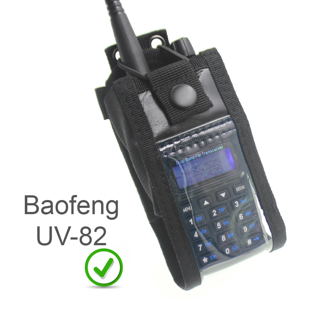 Mäkké kožené Prípade Taška Len pre Baofeng UV-82 UV-9R Štandardné Ručný Vysielač