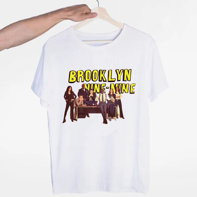 Móda Mužov a Ženy, Topy T-shirt Krátkym Rukávom Unisex Tričko pánske Brooklyn Deväť Deväť Brooklyn 99 T Košele