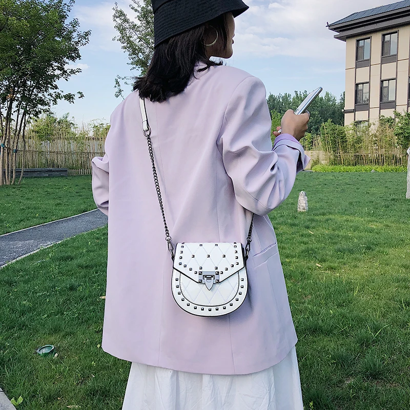 Móda Nit Žien Taška Kožené Reťazca Ramenný Crossbody Tašky pre Ženy 2020 Trend Malých Kabeliek Luxusné Dizajnér