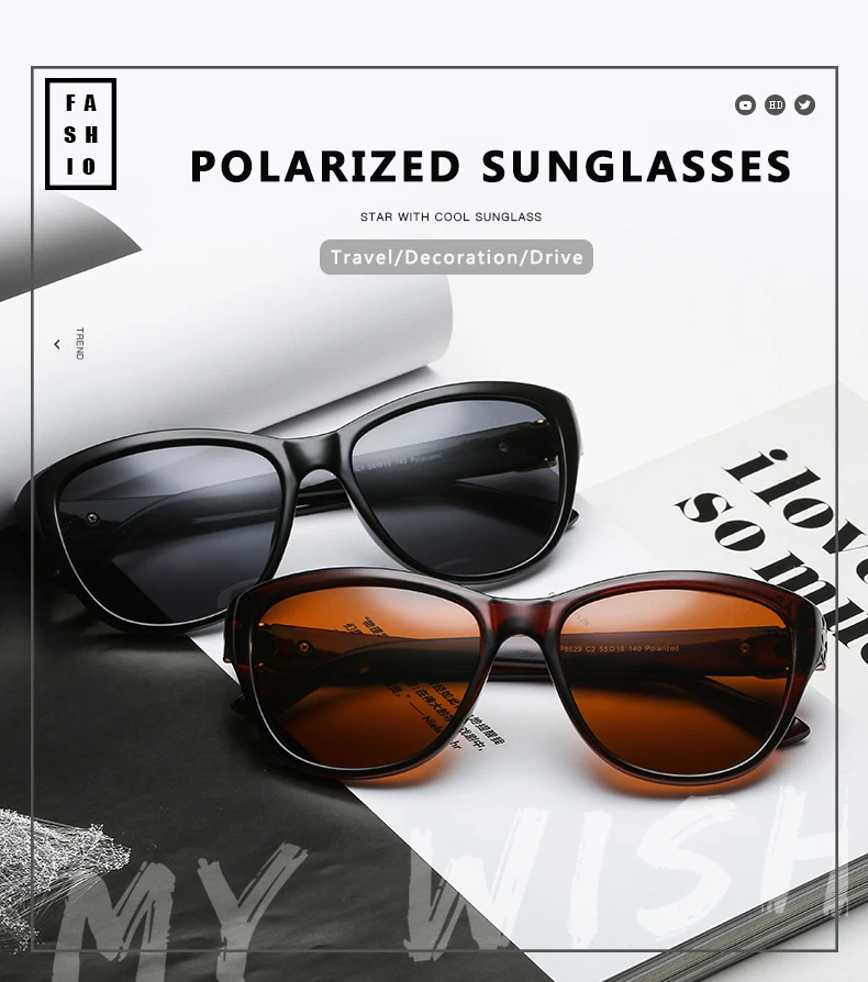 Móda Polarizované slnečné Okuliare Ženy, Mužov, Luxusné Značky Dizajnér Ročník Jazdy Slnečné Okuliare Muž Okuliare UV400 Oculos de sol