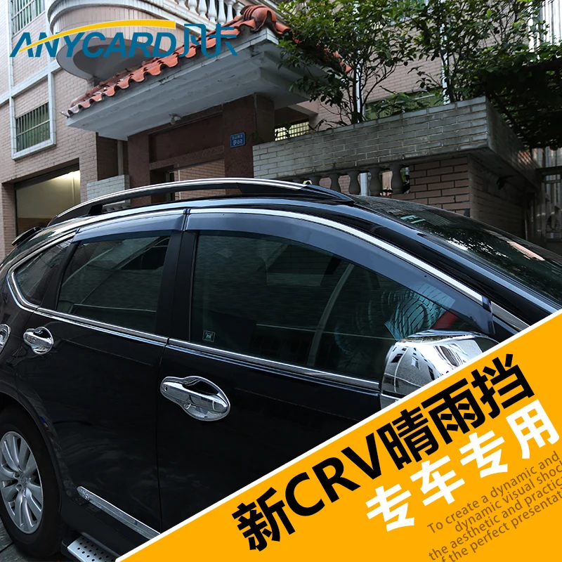 Na Honda CRV CR-V 2012 2013 2016 ABS Plast Okna Clony proti oslneniu Markízy, Vietor, Dážď, Slnko Deflektor Clonu Stráže Prieduch Zahŕňa