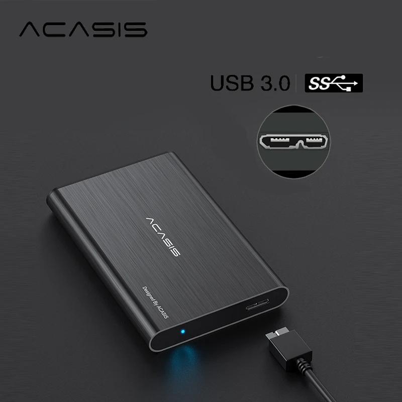 Na Predaj ACASIS Externý Pevný Disk USB3.0 Pevného Disku, Zariadení na Ukladanie Vysokej Rýchlosti 2.5