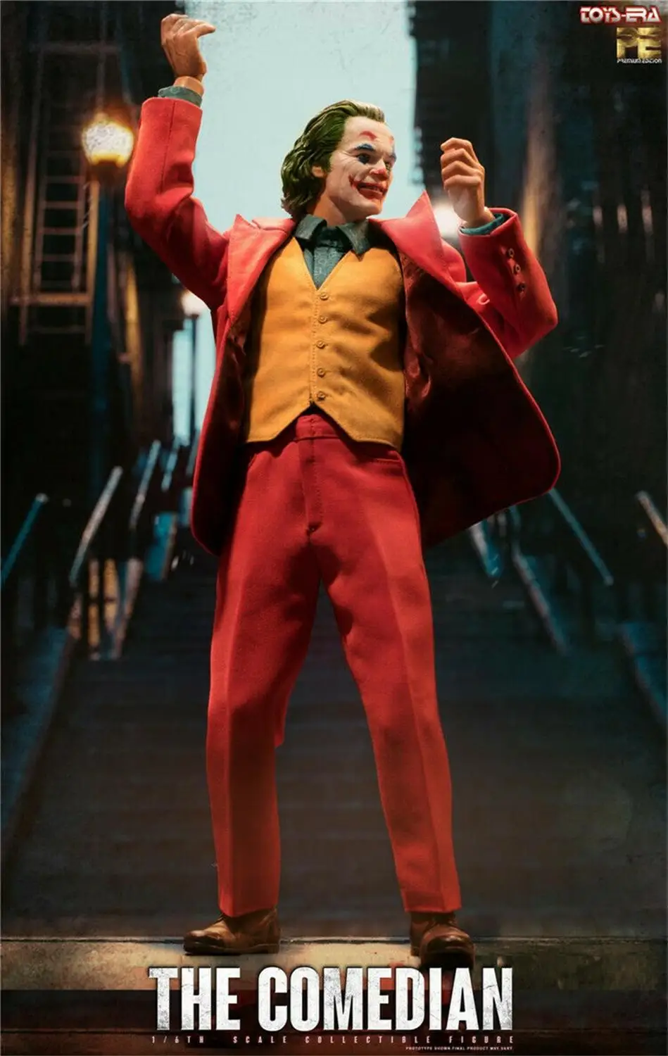 Na Sklade PE004 1/6 Joker Klaun Komik Jacques Phoenix Plný nastaviť Obrázok HRAČKY ERA S 3ks Hlavu Sculpt hot predaj