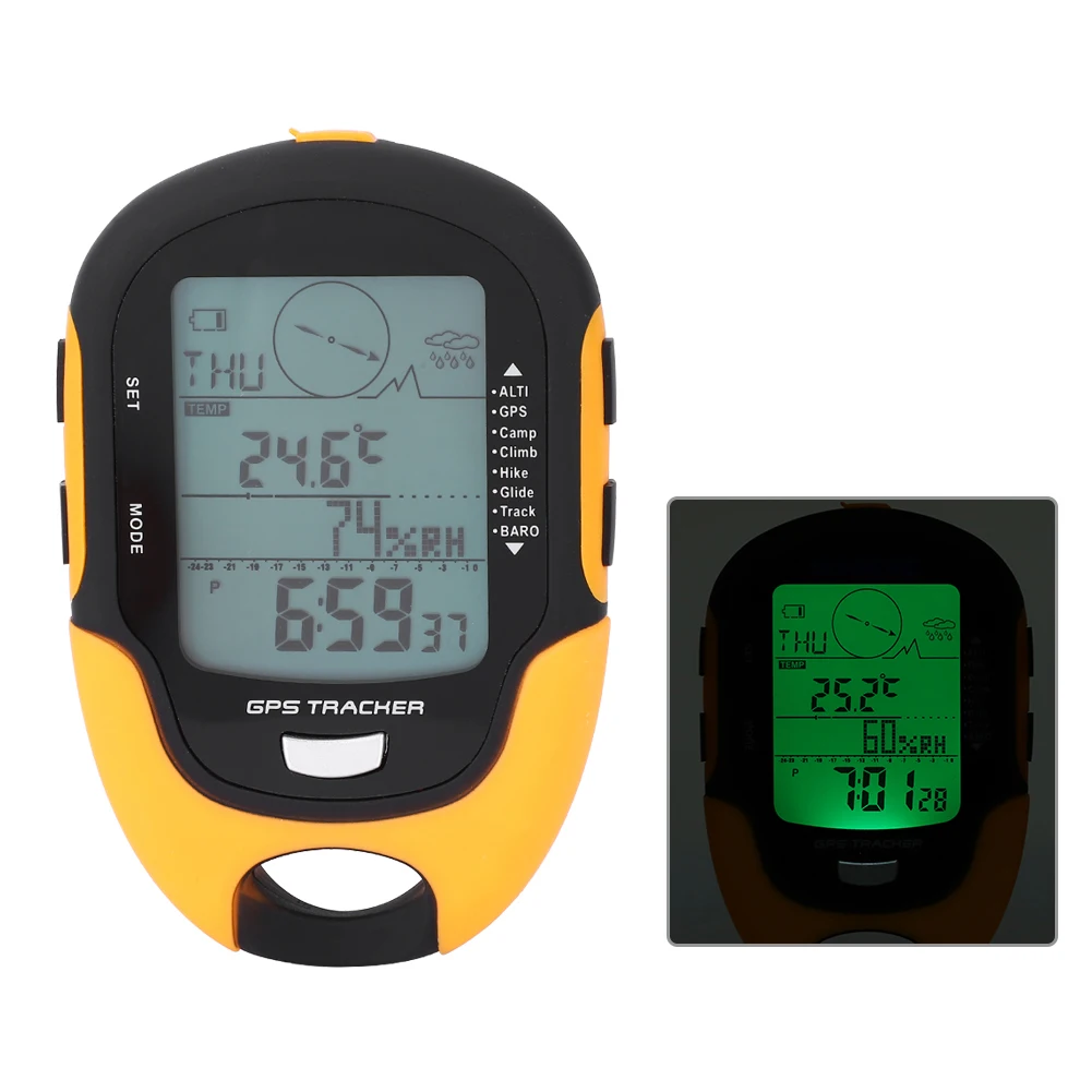 Nabíjateľná Mini GPS Navigačného Prístroja GPS Prijímač Anti-Stratil Nepremokavé Ručné GPS, Elektronický Kompas Pre Vonkajšie Cestovanie