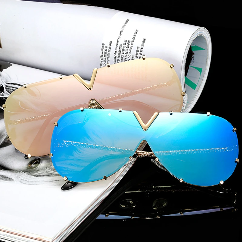 Nadrozmerné Punk slnečné Okuliare Ženy 2020 vintage Značka Pilot, Slnečné Okuliare Žena slnečné Oculos Feminino Lentes Gafas De Sol UV400