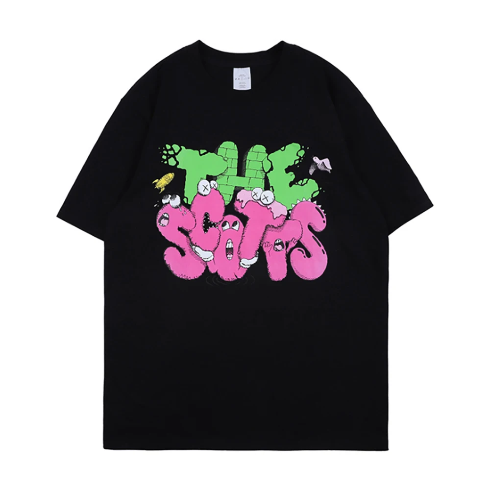 NAGRI Muži T-shirt Travis použitím hnojív scotts ASTROWORLD List Vytlačený Tshirts Hip Hop Streewear Čaj O-Neck Tričká Krátky Rukáv