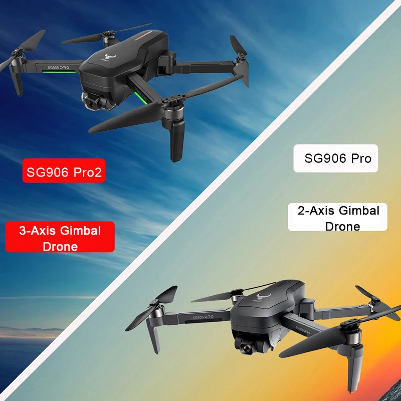 Najlepšie SG906 PRO2 GPS Drone s 5G WiFi FPV 4K 3-os Gimbal 16MP Dual Camera Profesional Striedavé RC Quadcopter Dron Vrtuľník