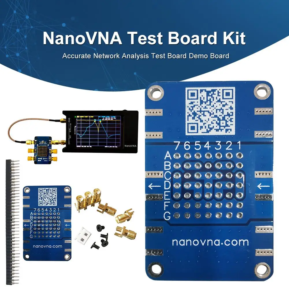 NanoVNA Testboard Auta Odolné Presné Siete Analýza Skúšobnej Doske Demo Board Vysokej Kvality, Vývoj Doska