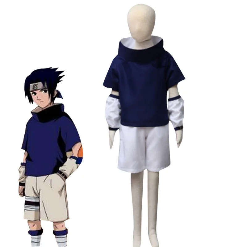 Naruto Sasuke II Black Lete COS Oblečenie Pre Mužov, Ženy, Hry, Anime Postavy Fáze Výkonu Anime Cosplay Kostým