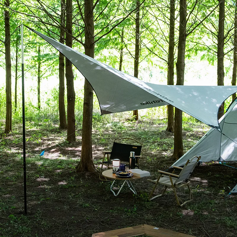 Naturehike ultralight prenosné camping stan plachtou 150 D rainproof nedeľu markíza NH19TM003