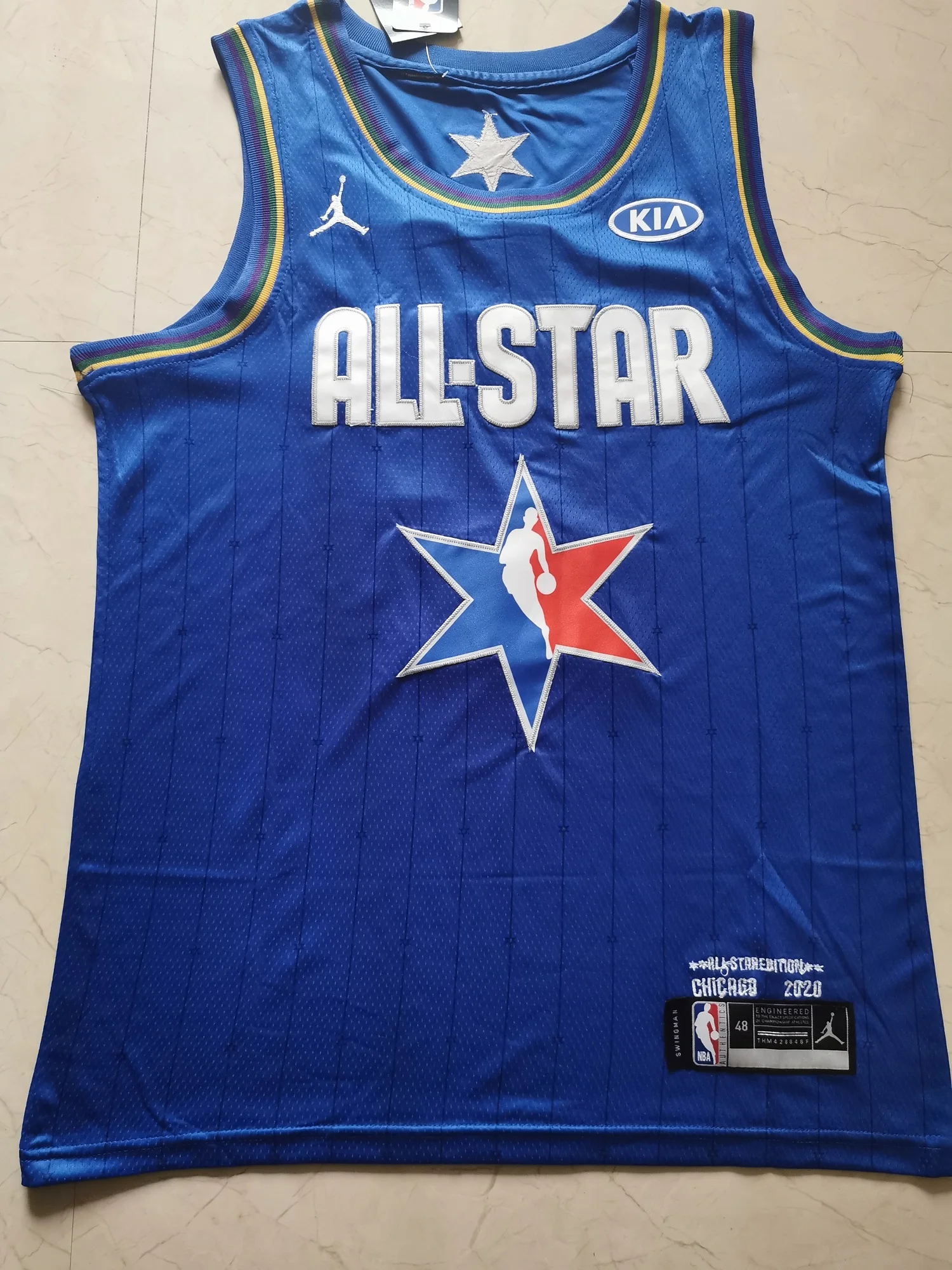NBA Chicago 2020 ALL-STAR Edition Mužov Atlanta Hawks #11 Trae Mladé Basketbalové Dresy Modrá