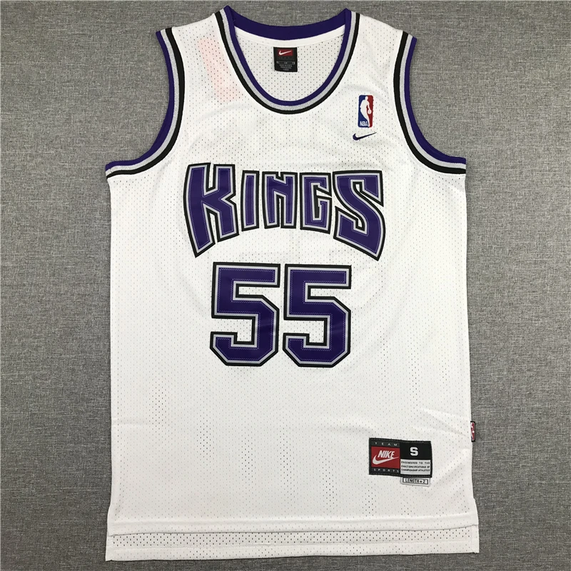 NBA pánske Sacramento Kings #55 Williams Basketbalové Dresy Muž Retro Dresy