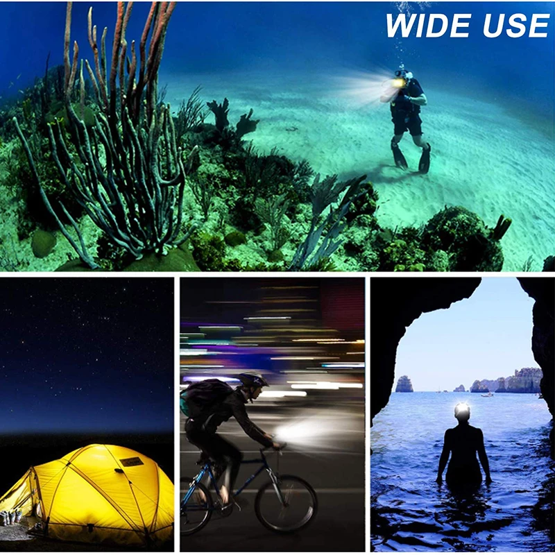 Nepremokavé, Ľahké High Power LED Potápanie pod vodou Vyplniť Svetla pre GoPro hero 8 7 6 5 5 4 4S 3+/3/2 SJCAM/ Xiaoyi Akčné Kamery