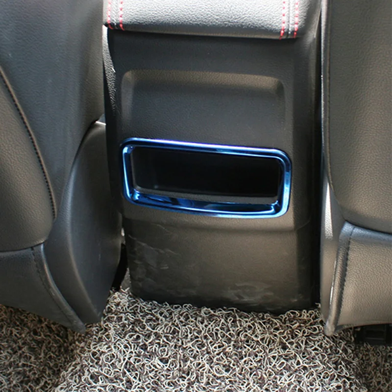 Nerezová Oceľ Pre MG ZS 2017 2018 Auto Príslušenstvo Auto Styling Auto Späť, Zadný klimatizácia Zásuvky Prieduch Rám, Kryt Výbava