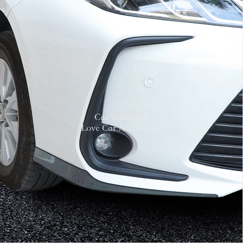Nerezový Predný Roh Trim Nárazníka Dekoratívny Kryt pre Toyota Corolla 2019 2020 Auto Vonkajšie Lisovanie Príslušenstvo