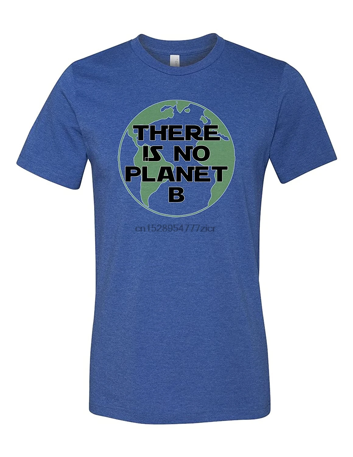 Nie je tam Žiadna Planéta B 3001 Premium Crewneck-T-Shirt Vtipný Slogan