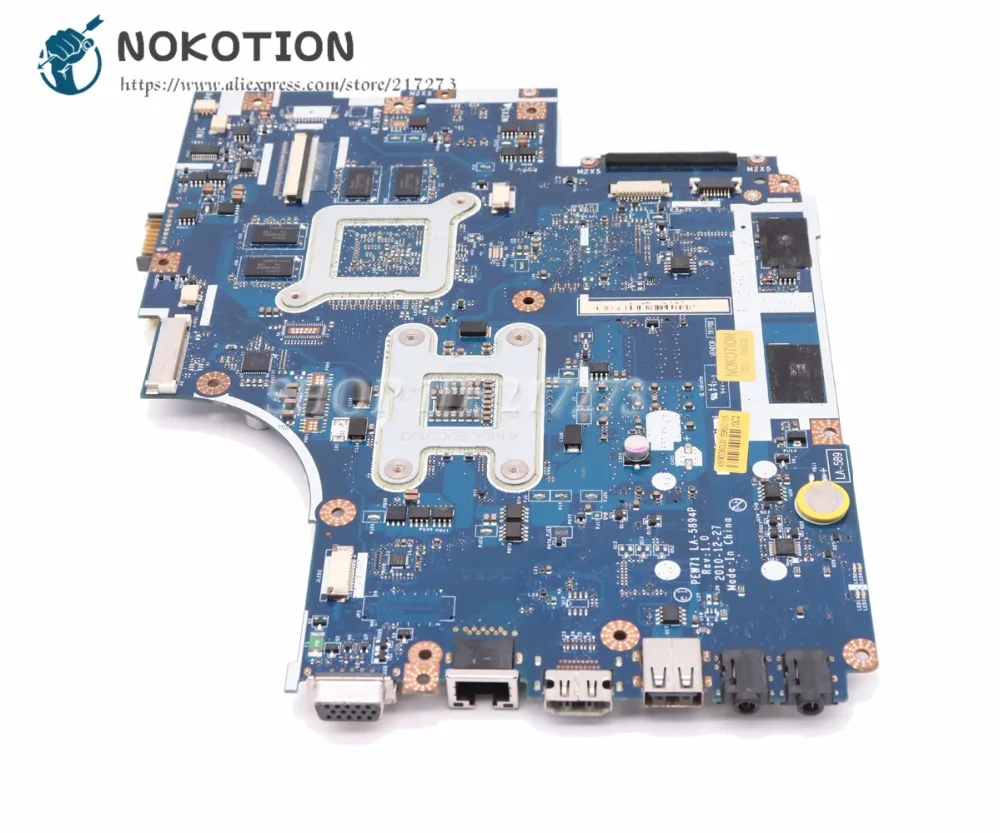 NOKOTION Pre Acer aspire 5742 5742G Notebook Doske MBRB902001 PEW71 LA-5894P základná Doska HM55 pamäte DDR3 GT540M 1GB
