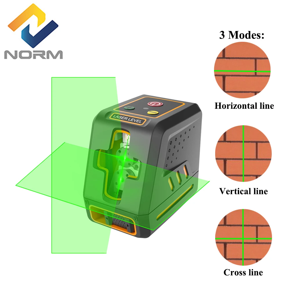 Norma Kríž Line Laser Úroveň Self-Vyrovnanie Zelené/Červené Laserové Leveler Vertikálne Horizontálne Úroveň Opatrenie Nástroj s Pulzný Režim