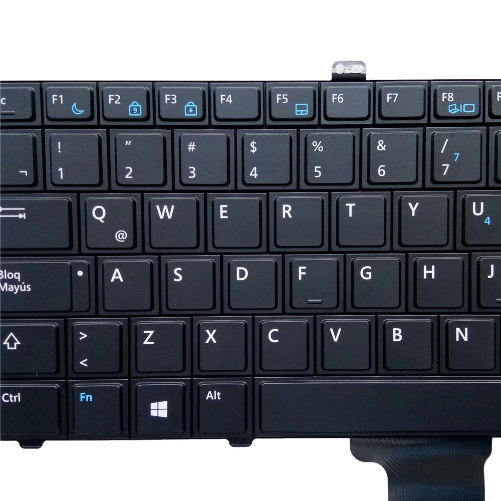 Notebook klávesnice LA latinskej SP pre DELL E7440 E7420 E7240D PK130VM1B21 NSK-LDABC 1E 9ZN9ULN001564002Q5VB Podsvietený black úplne nový