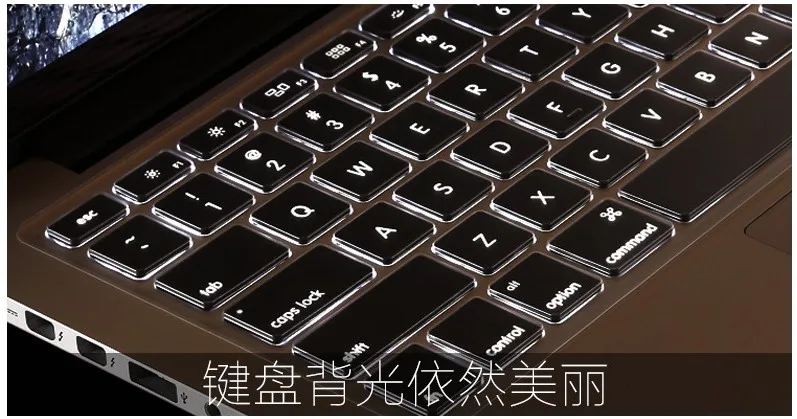 Notebook na Vysokej Jasné, Transparentné Tpu Kryt Klávesnice Pre NOVÝ ASUS ZenBook UX461UA UX461UN 14