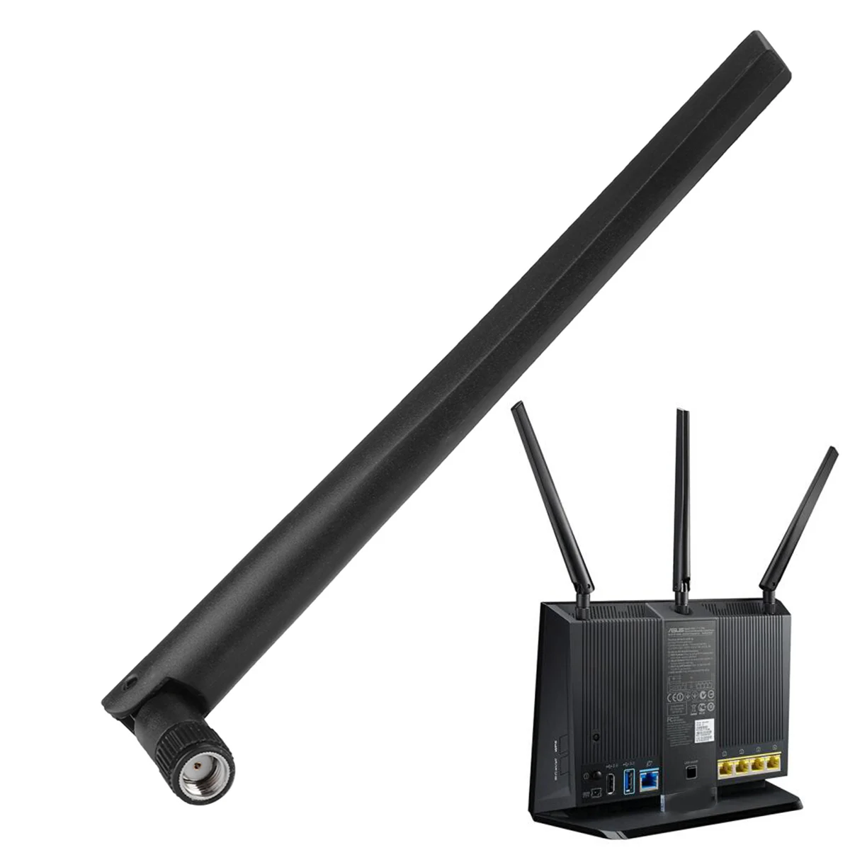 Nová anténa 3ks WiFi Dual Band Router Bezdrôtovej Sieťovej Karty Externé Antény SMA Rozhranie Pre ASUS RT-AC68u