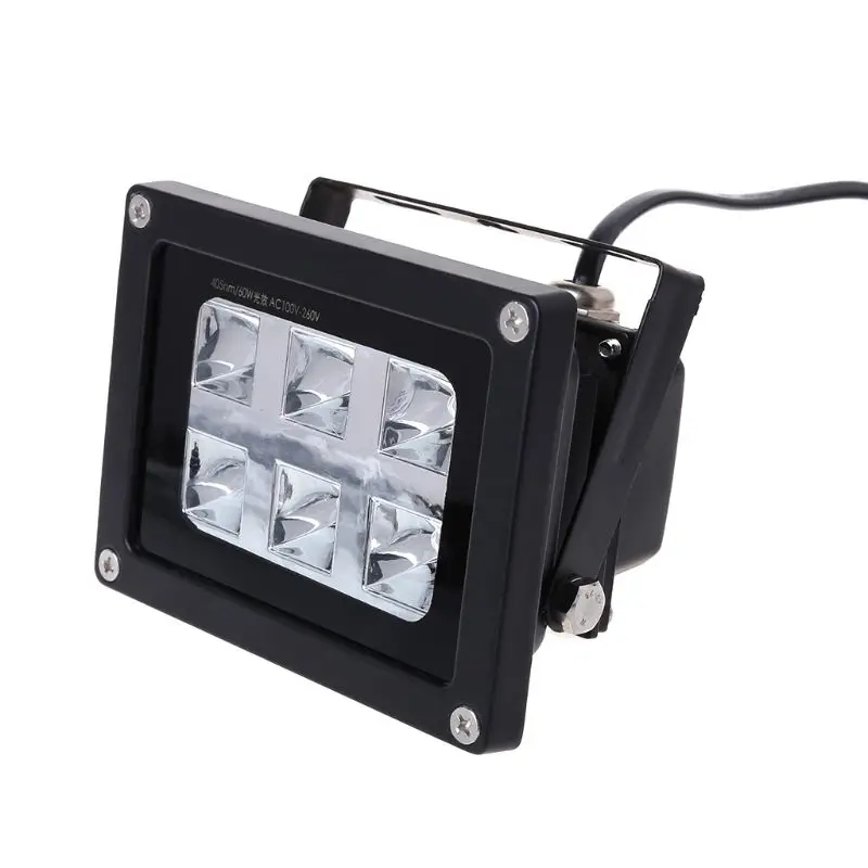 Nové 100-260V 60W 405nm UV LED Živice Liečivé Svetlo Lampy Solárne Napájanie Gramofónu US/UK/EU/AU Plug