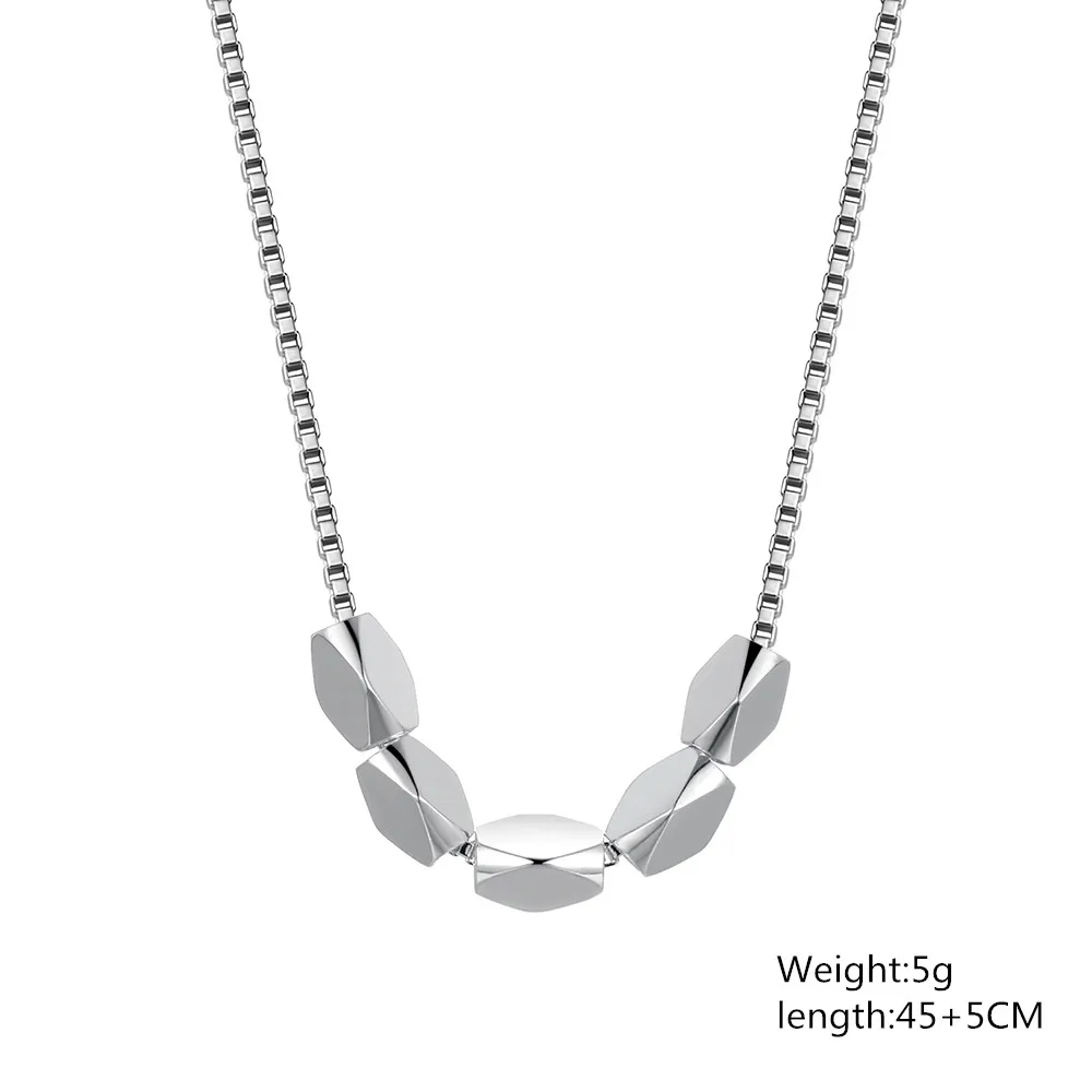Nové 925 Sterling Silver Šperky Módny Náhrdelník Strieborný Náhrdelník Žena Glamour Šperky Darček