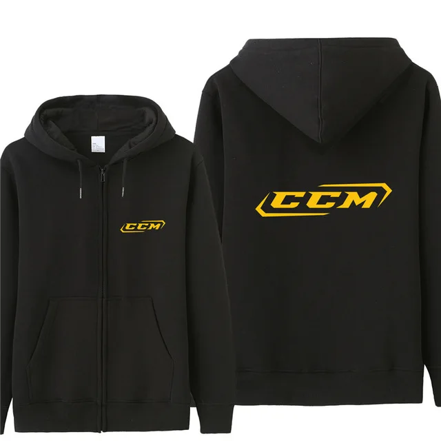Nové CCM Logo Mikina Hoodies Muži Jeseň Kabát Pulóver Fleece vesta Unisex Muž CCM, Mikiny