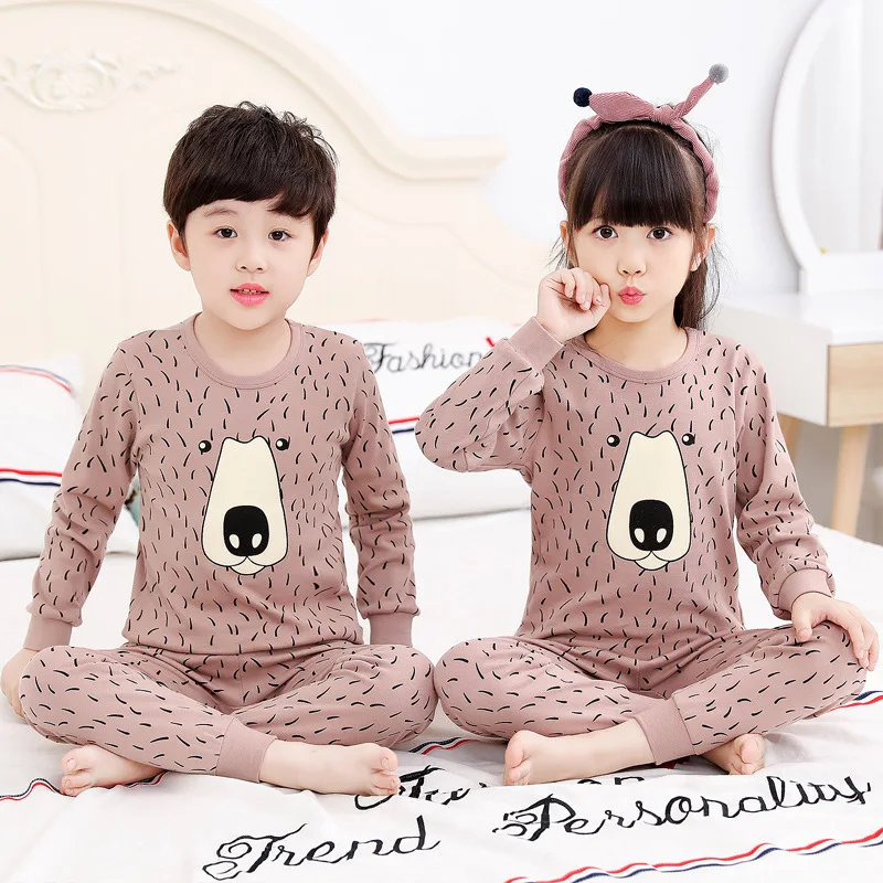 Nové Deti Pyžamá Sady Chlapci Cartoon Tiger Styling, Baby, Deti Pijama Infantil Pyžamo Dievča Domov Oblečenie Detí, Vianočné Sleepwear