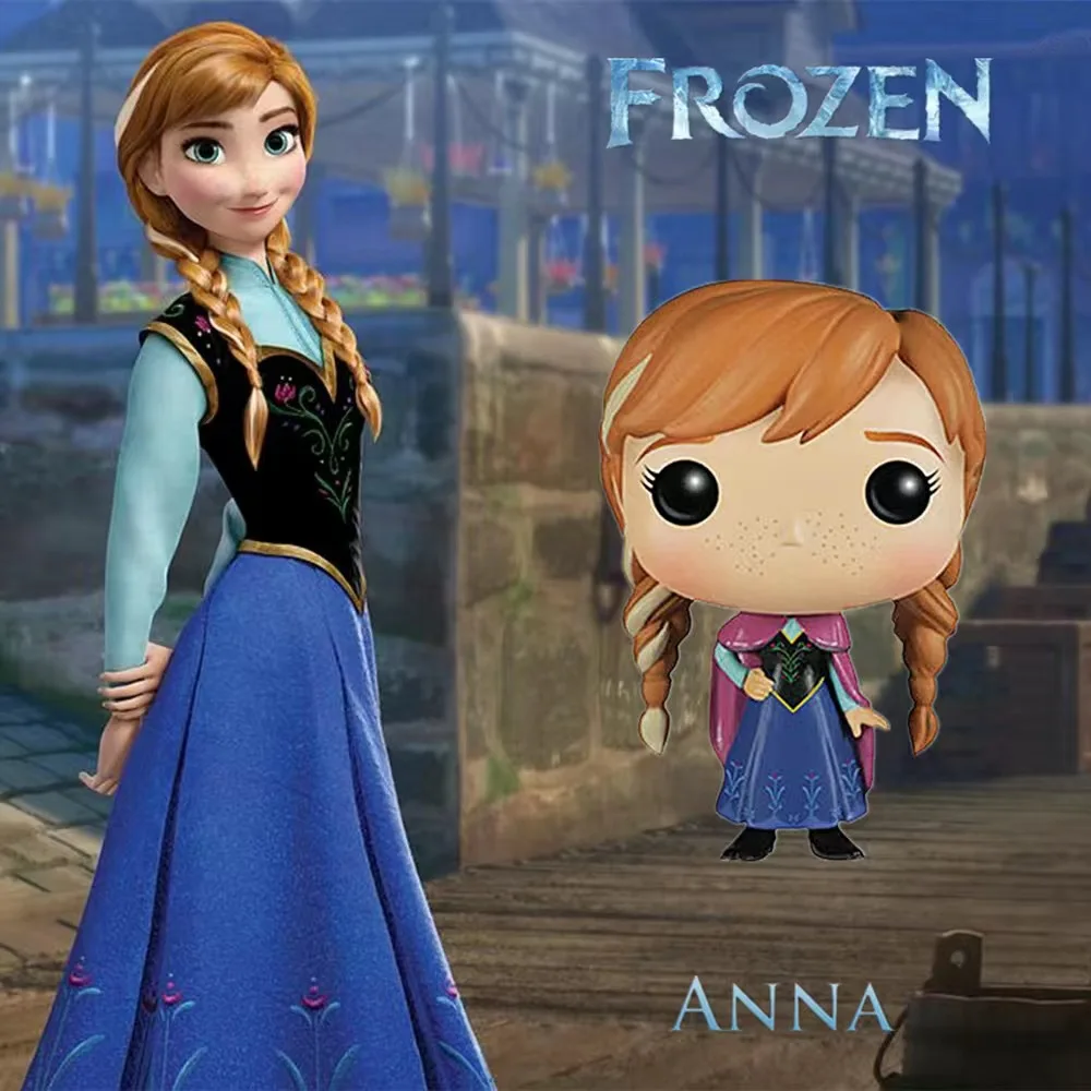 Nové Disney Snehová Kráľovná Mrazené 2 Elsa Anna Olaf Kristoff Sven Anime Bábiky PVC Akcie Obrázok Figúrky Deti, Hračka pre Deti, Gif